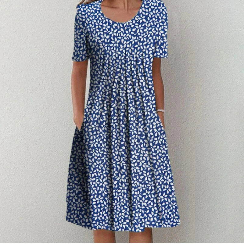 Sofia™ | Stylish and Casual Floral Dress with Pockets