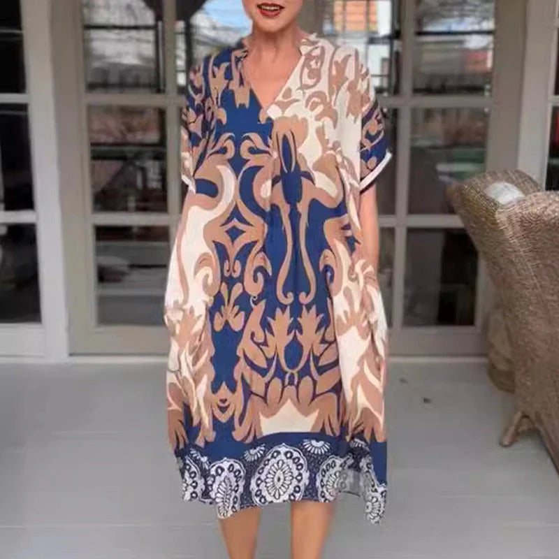 Amelia | Boho Belly-Covering Dress